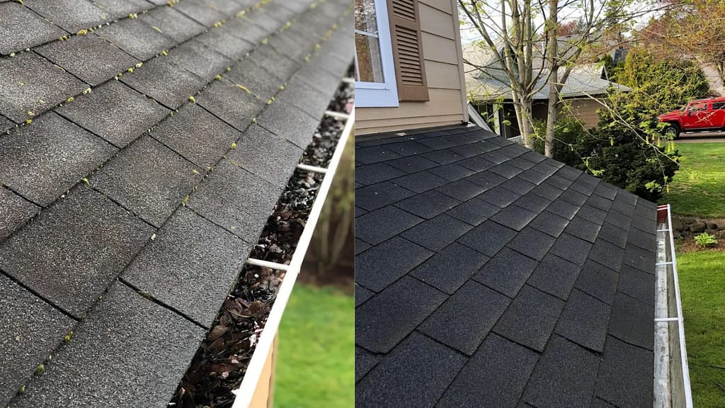 How much does gutter cleaning cost in Vancouver WA? 2 Gutter cleaning service of Forcewashing