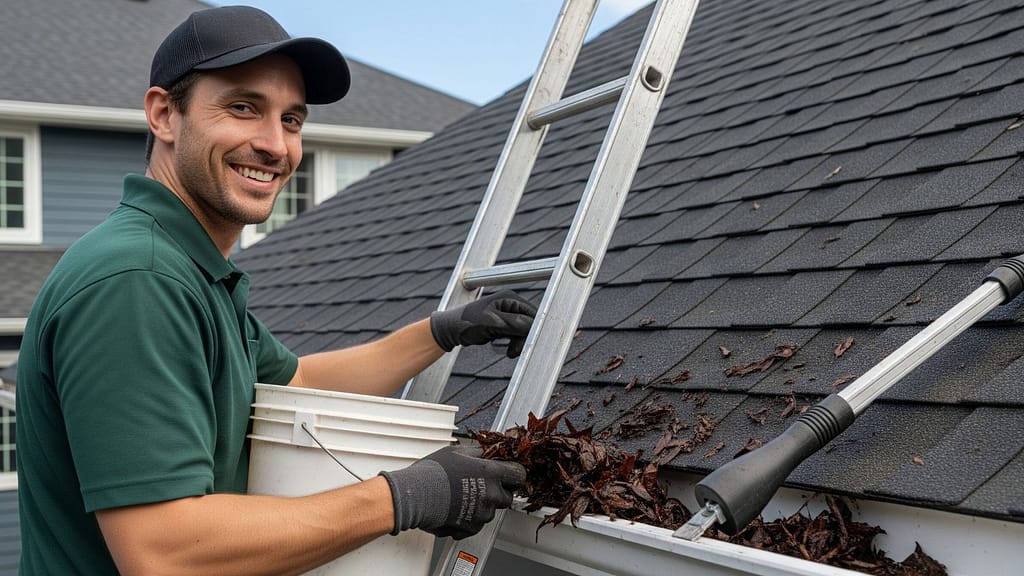How much does gutter cleaning cost in Vancouver WA? 1 average gutter cleaning cost in Vancouver WA