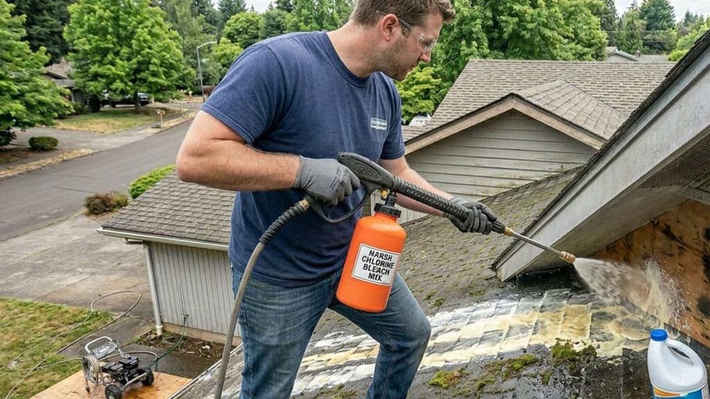 Pressure Washing Mistakes Homeowners Should Avoid 4 Using the Wrong Cleaning Solutions