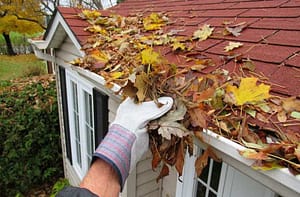 Let’s get ready for winter! 3 Removing Fall Leaves from Gutter Forcewashing Vancouver WA